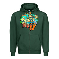 Sports Green dont be a shady beach 2 Zipper Hoodie - JahusDesignShop