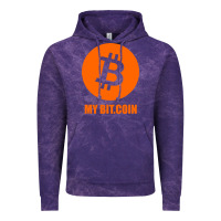 Cloud Purple my bitcoin Vintage Hoodie - linhVisuals