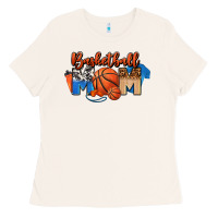 Bone basketball mom Ladies Tee - FaDigitalArtStudio