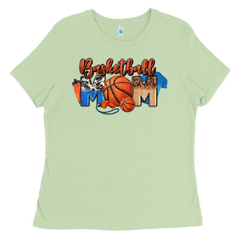 Basketball Mom Ladies Tee by FaDigitalArtStudio | Teevron
