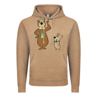 Vintage Coffee Yogi Bear Vintage Hoodie - linhVisuals