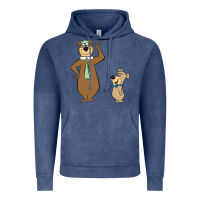 Vintage Denim Yogi Bear Vintage Hoodie - linhVisuals