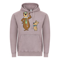 Vintage Zinc Yogi Bear Vintage Hoodie - linhVisuals
