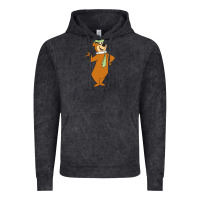 Vintage Black Yogi Bear Vintage Hoodie - linhVisuals