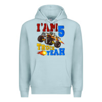 Blue Mist i'am five truck yeah Premium Hoodie - Artiststas