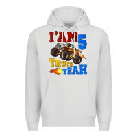 Dove Grey i'am five truck yeah Premium Hoodie - Artiststas