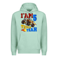 Seafoam i'am five truck yeah Premium Hoodie - Artiststas