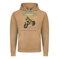 Vintage Camel christmas motorcycle motocross braap dirt bike xmas Vintage Hoodie - linhVisuals