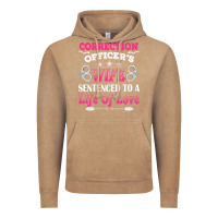 Vintage Coffee correction officers wife sentenced to a life of love Vintage Hoodie - linhVisuals