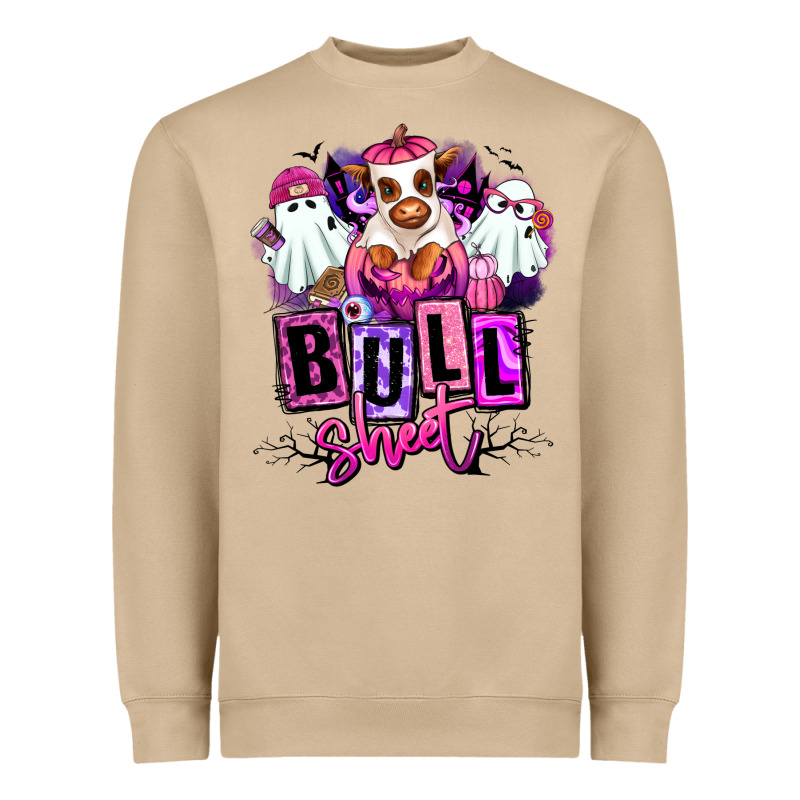 Bull Sheet Halloween Ghost Heifer Heavyweight Sweatshirt by RanaPortraitStore | Teevron