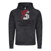 Vintage Black springfield college Vintage Hoodie - linhVisuals