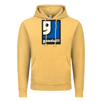 Vintage Mustard Goodwill Vintage Hoodie - linhVisuals