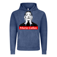 Vintage Denim Maria Callas Vintage Hoodie - linhVisuals