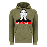 Vintage Olive Maria Callas Vintage Hoodie - linhVisuals