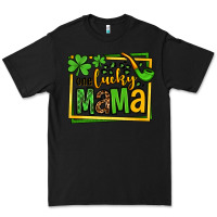 Black One lucky mama St. Patrick's Premium Tee - OliviaCreatesArt