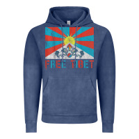 Vintage Denim free tibet Vintage Hoodie - linhVisuals