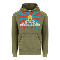 Vintage Olive free tibet Vintage Hoodie - linhVisuals