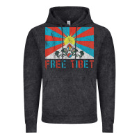 Vintage Black free tibet Vintage Hoodie - linhVisuals