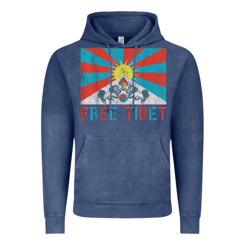 Free Tibet Vintage Hoodie by linhVisuals | Teevron
