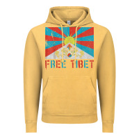 Vintage Mustard free tibet Vintage Hoodie - linhVisuals