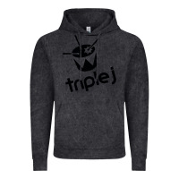 Vintage Black triple j Vintage Hoodie - linhVisuals