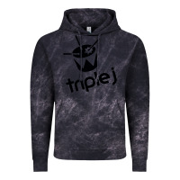 Cloud Black triple j Vintage Hoodie - linhVisuals