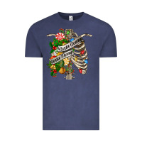 Vintage Denim sorta merry sorta scary chest Vintage Tee - FaDigitalArtStudio
