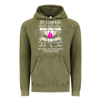 Vintage Olive my husband holds the key to my heart Vintage Hoodie - linhVisuals