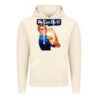 Vintage Artic rosie the riveter poster we can do it feminist retro Vintage Hoodie - linhVisuals