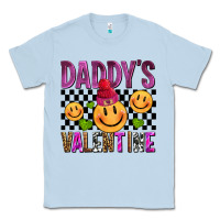 Dusty Blue daddys valentine olivia Classic Tee - OliviaCreatesArt