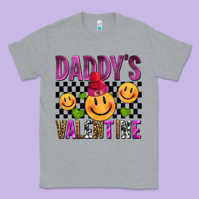 Daddys Valentine Olivia Classic Tee Designed By Oliviacreatesart