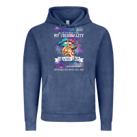 Vintage Denim november girl make no mistake my personality funny Vintage Hoodie - linhVisuals