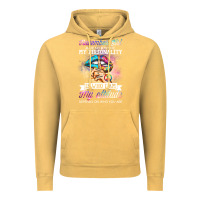 Vintage Mustard november girl make no mistake my personality funny Vintage Hoodie - linhVisuals