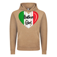 Vintage Coffee italy flag for women italian girl Vintage Hoodie - linhVisuals