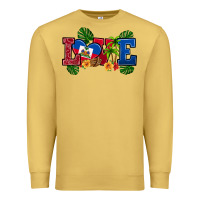 Antique Gold love haitian republic Premium Sweatshirt - RanaPortraitStore