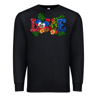 Black love haitian republic Premium Sweatshirt - RanaPortraitStore