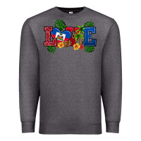 Charcoal Heather love haitian republic Premium Sweatshirt - RanaPortraitStore