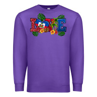 Purple love haitian republic Premium Sweatshirt - RanaPortraitStore