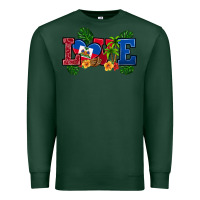 Sports Green love haitian republic Premium Sweatshirt - RanaPortraitStore