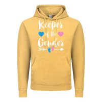 Vintage Mustard keeper of the gender reveal tee shirt girl or boy blue pink Vintage Hoodie - linhVisuals