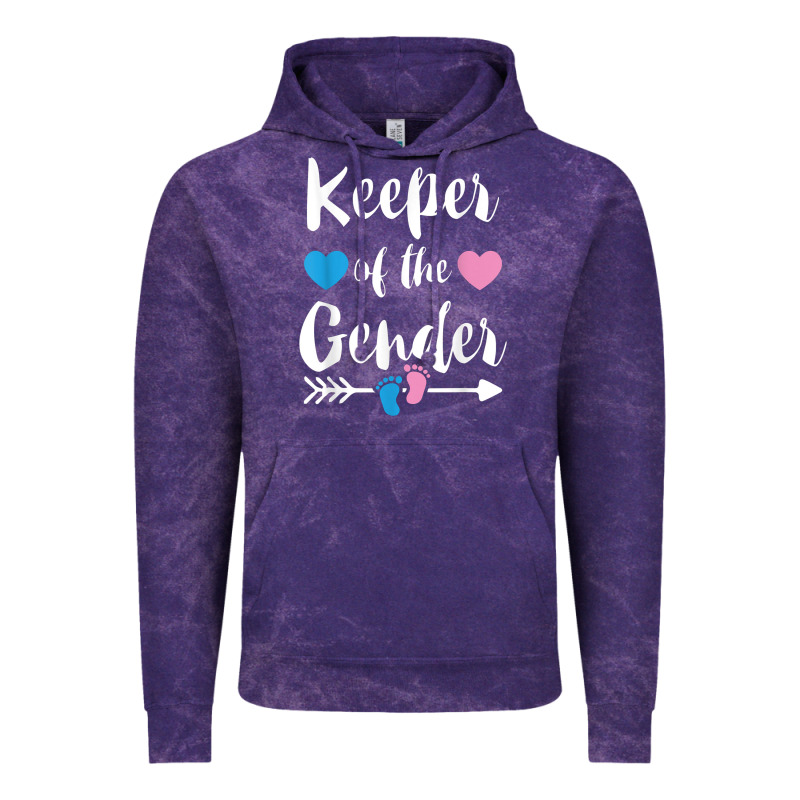 Keeper Of The Gender Reveal Tee Shirt Girl Or Boy Blue Pink Vintage Hoodie by linhVisuals | Teevron