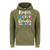 Vintage Olive keeper of the gender reveal tee shirt girl or boy blue pink Vintage Hoodie - linhVisuals