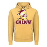 Vintage Mustard calvin knights cu Vintage Hoodie - linhVisuals