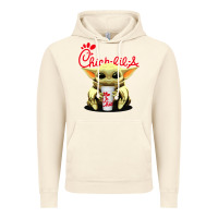 Vintage Artic baby yoda hold Vintage Hoodie - linhVisuals
