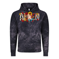 Cloud Black amen Vintage Hoodie - RacoonDesign