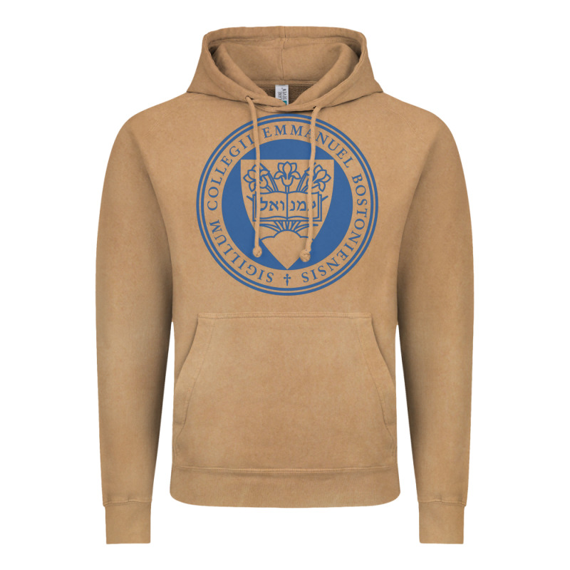 Emmanuel College Vintage Hoodie by linhVisuals | Teevron