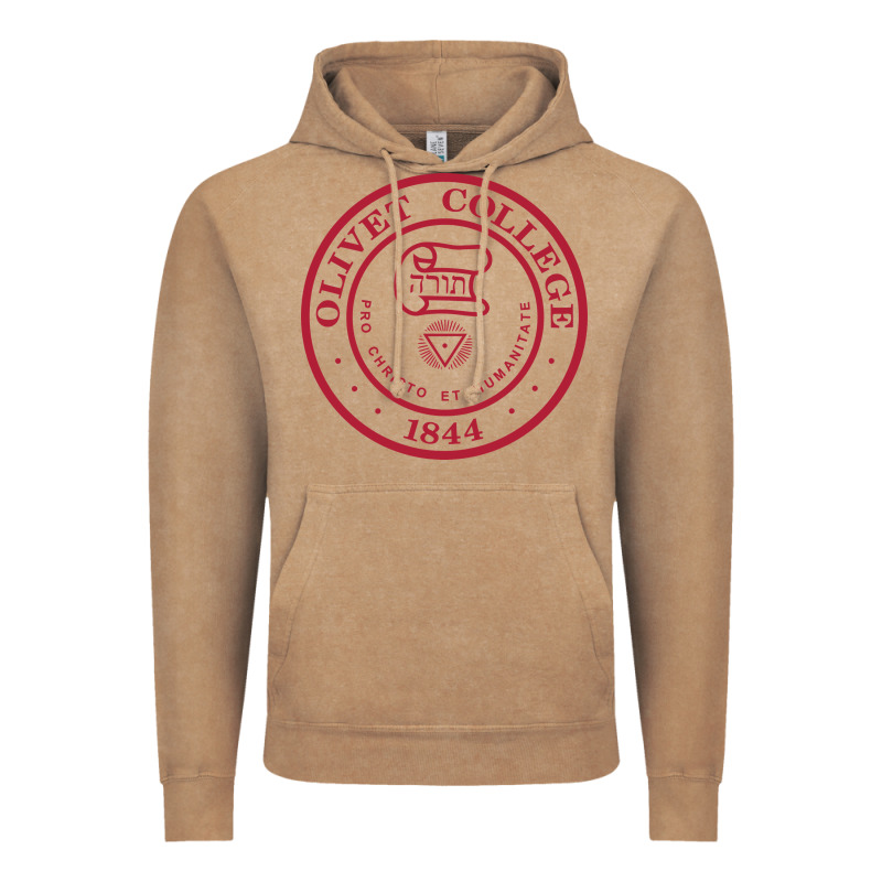 Olivet College Vectorized Vintage Hoodie by linhVisuals | Teevron