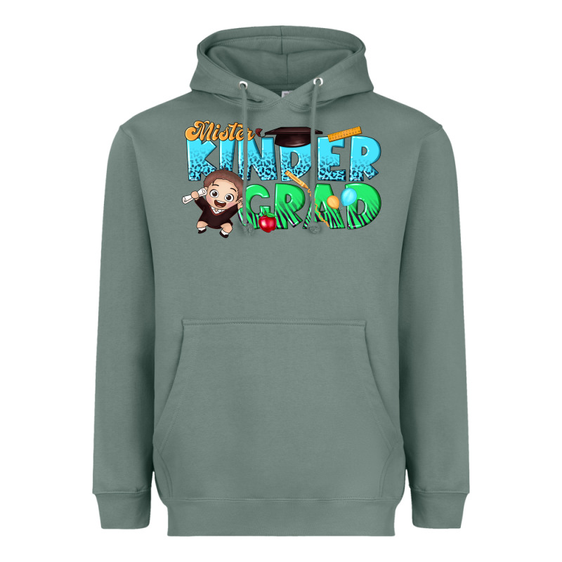 Mister Kinder Grad Heavyweight Hoodie by RanaPortraitStore | Teevron