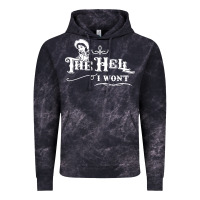 Cloud Black the hell i won't cowgirl western Vintage Hoodie - linhVisuals