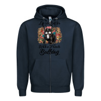 Navy life is better with a french bulldog Zipper Hoodie - JahusDesignShop